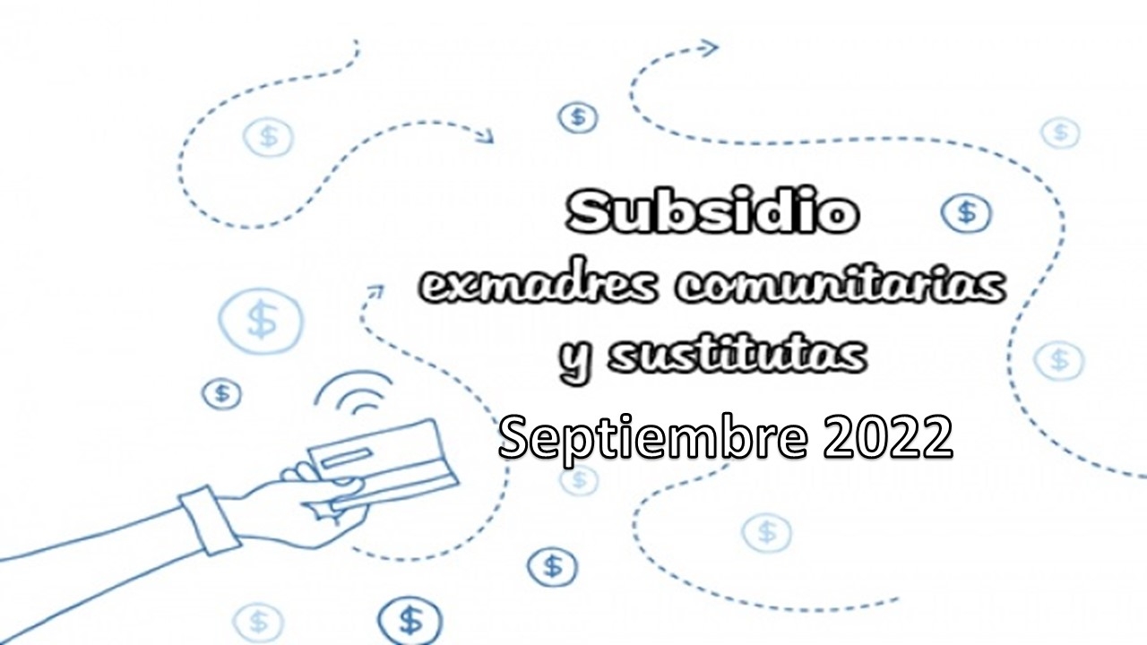 Subsidios Septiembre 2022